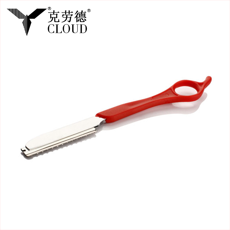 Haarschneiderasierer, Rasiermesser aus Edelstahl (Kunststoffgriff)