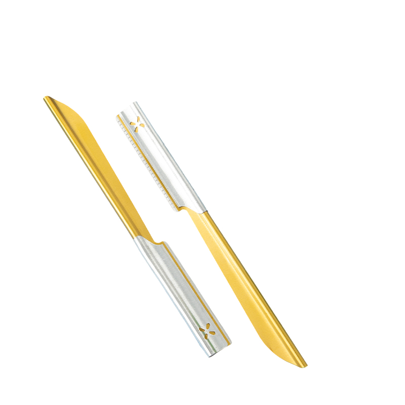 Augenbrauen- und Gesichtsrasierer mit Anti-Rutsch-Griff