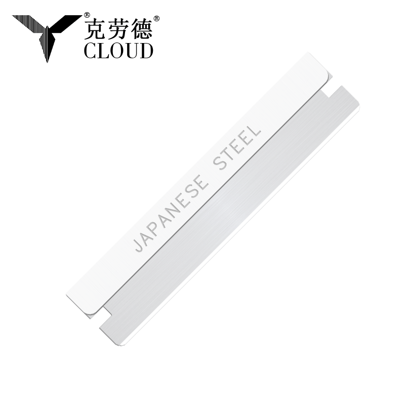 Einschneidige gewellte Rasierklingen