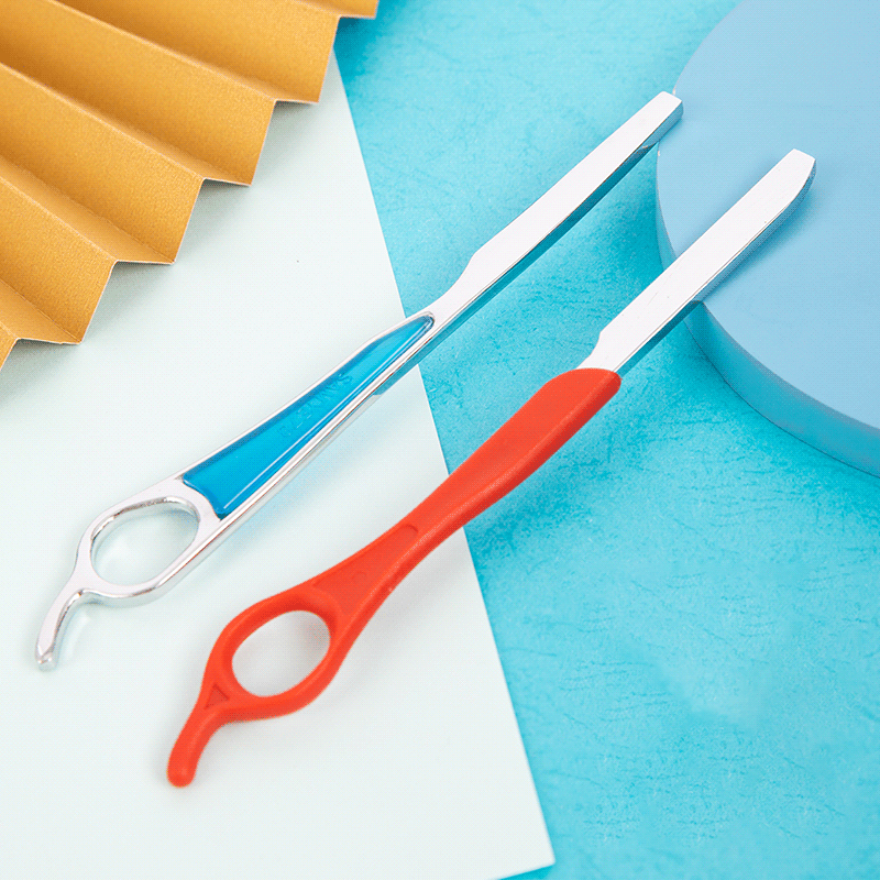 Haarschneiderasierer, Rasiermesser aus Edelstahl (Kunststoffgriff)