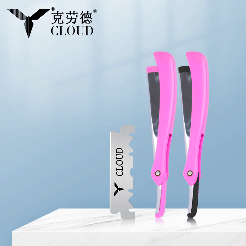 Rasierergriff aus Kunststoff mit 74 Klingen