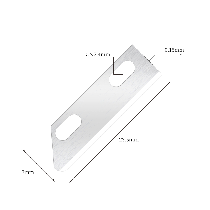 Tragbare, ultraglatte, formgebende Rasierklingen aus Edelstahl