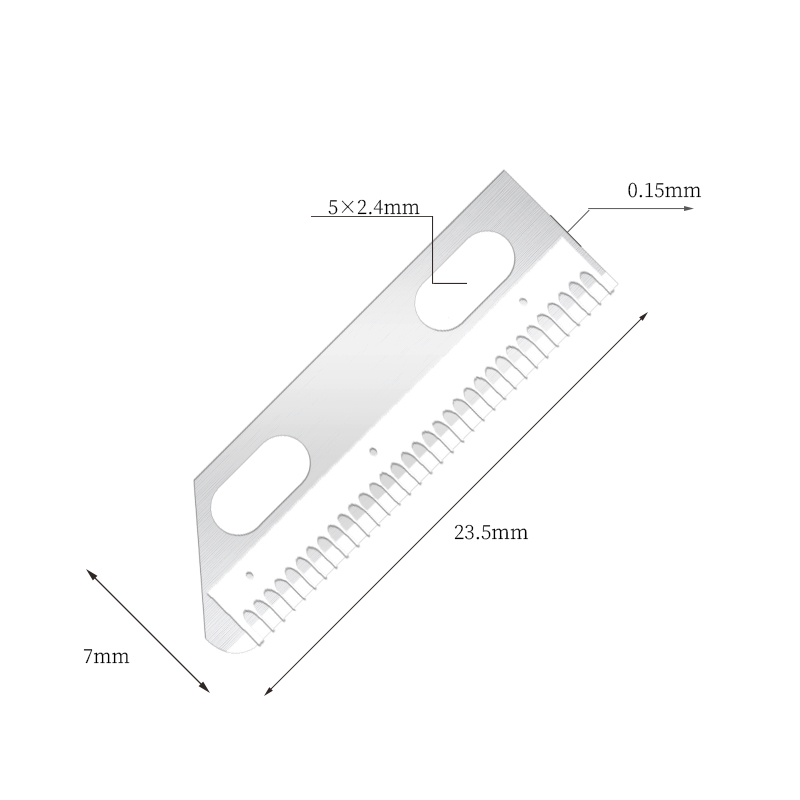 Tragbare, ultraglatte, formgebende Rasierklingen aus Edelstahl