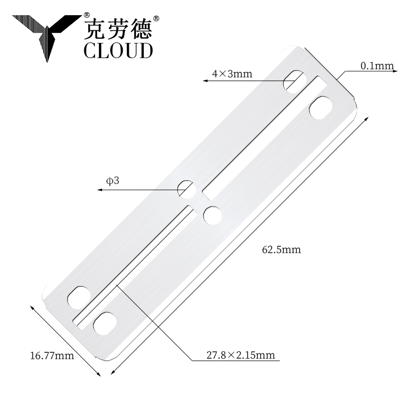 Große doppelseitige Rasierklingen der Größe 77