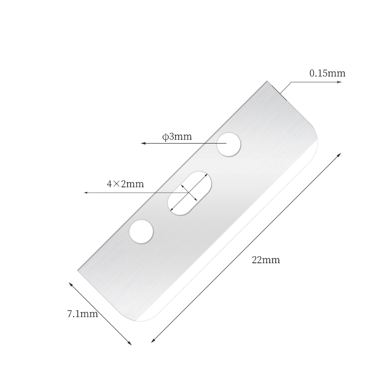 Multifunktionale, seidenglatte Augenbrauen-Rasierer-Entfernerklinge
