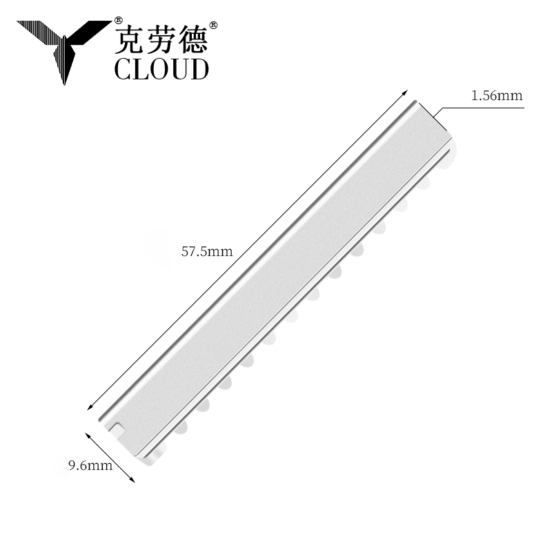 Einschneidige Haarschneideklingen aus Edelstahl