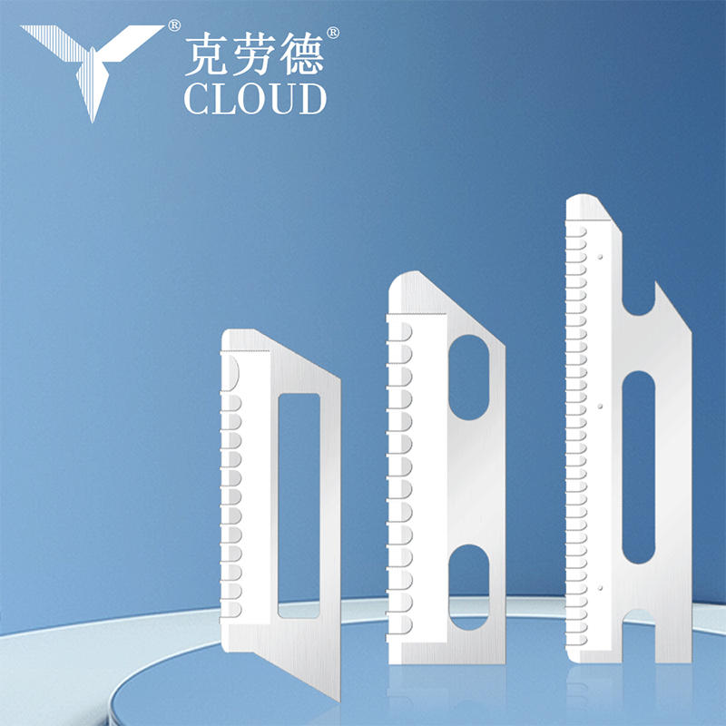 Tragbare, ultraglatte, formgebende Rasierklingen aus Edelstahl